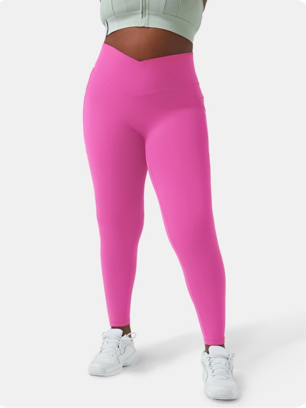 HALARA Soflyzero High Waisted Crossover Pocket Performance Leggings